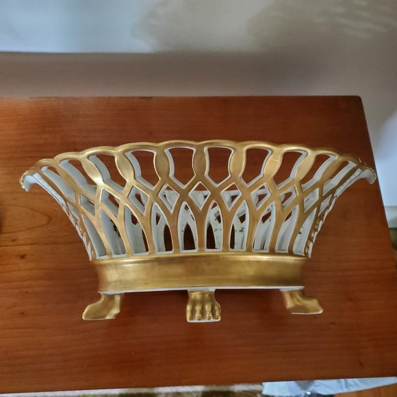 Vintage French Glass Beaded Flowers & Vase in Pink/White/Yellow. Bouquet 18"w. - Picture 10 of 11